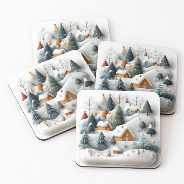 Item preview, Snowy village at Christmas designed and sold by Osintown.