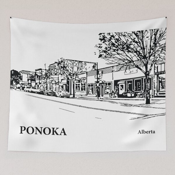 Item preview, Ponoka Alberta designed and sold by Lakeric Cityscapes.