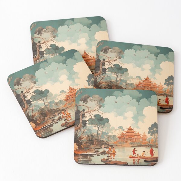 Item preview, Ancient Khmer - Sihanoukville designed and sold by KootenayDesigns.
