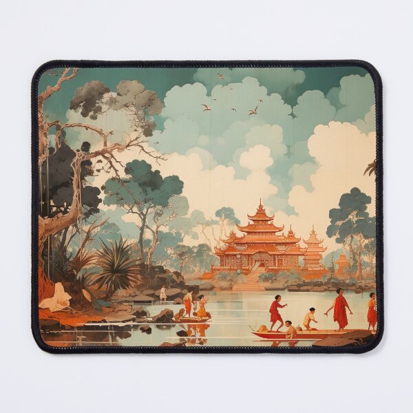 Item preview, Ancient Khmer - Sihanoukville designed and sold by KootenayDesigns.