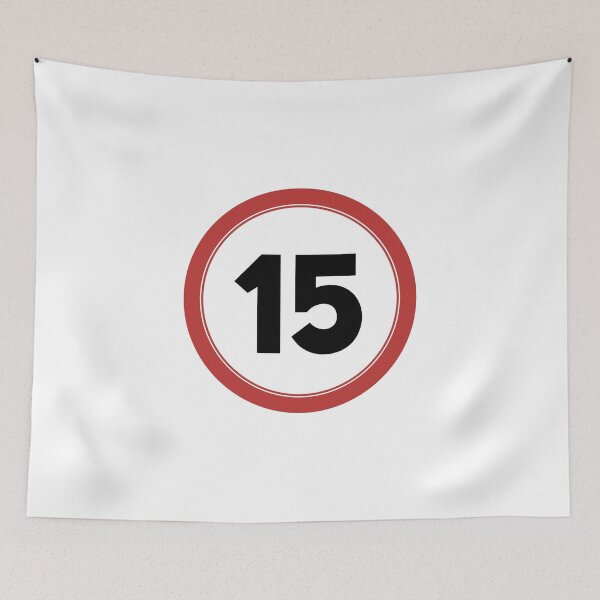 Item preview, Speed limit 15, happy 15th birthday designed and sold by Wolagno.