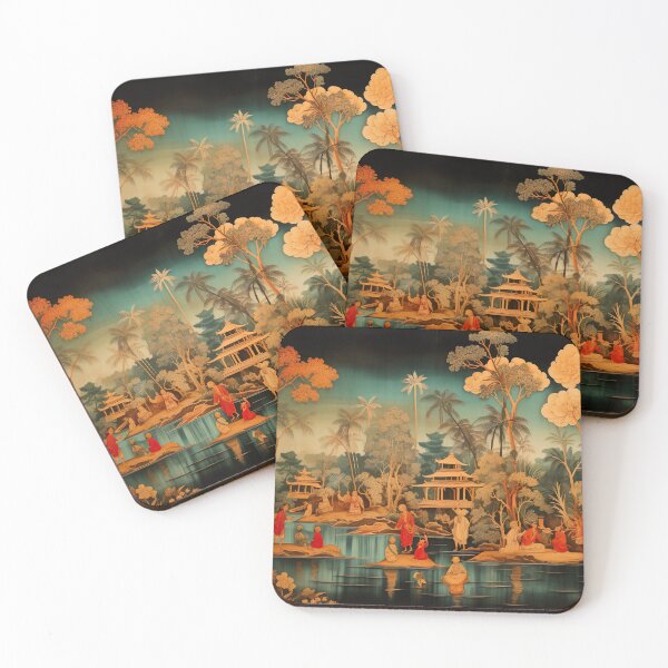 Item preview, Ancient Khmer - Silk Arts designed and sold by KootenayDesigns.