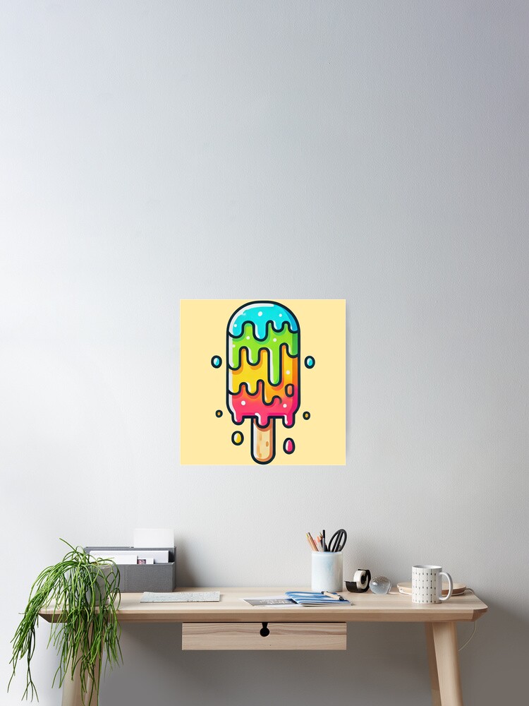 Melting Popsicle Poster