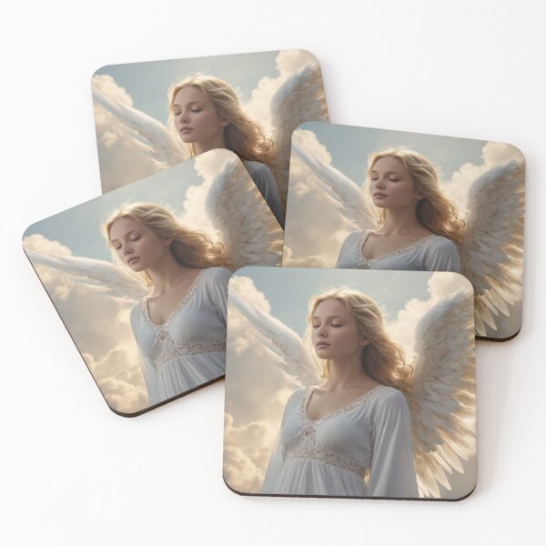 Item preview, Celestial Serenity: Ethereal Angel Artwork for Your Space designed and sold by Heavenly Resonance.
