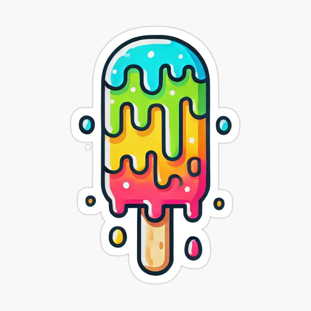 Melting Popsicle Poster