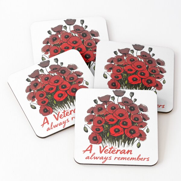 Item preview, A veteran always remembers designed and sold by BlackCoralArt.