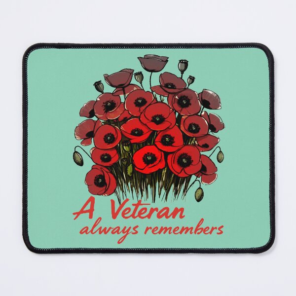 Item preview, A veteran always remembers designed and sold by BlackCoralArt.