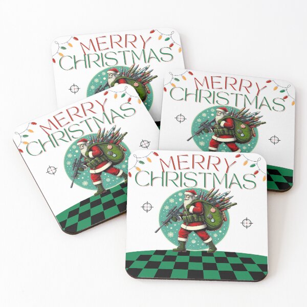 Item preview, Christmas Soldier Santa - Funny designed and sold by andrex66.