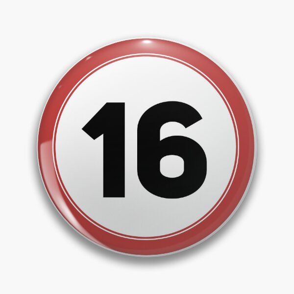 Item preview, Speed limit 16, happy 16th birthday designed and sold by Wolagno.