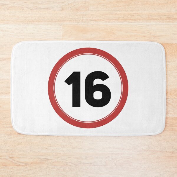Item preview, Speed limit 16, happy 16th birthday designed and sold by Wolagno.