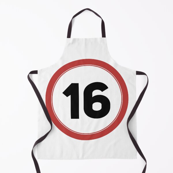 Item preview, Speed limit 16, happy 16th birthday designed and sold by Wolagno.