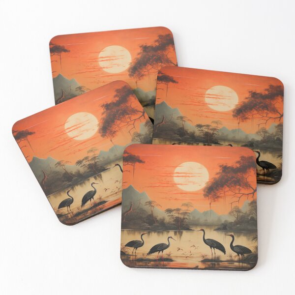 Item preview, Ancient Khmer - Storks designed and sold by KootenayDesigns.