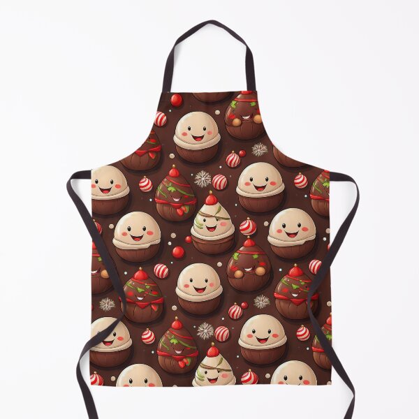 Item preview, Chocolatey Truffle Cheer: A cheerful pattern with chocolate truffles in bright, vibrant colors, perfect for spreading joy and happiness. designed and sold by Grang Art Artistic Designs.