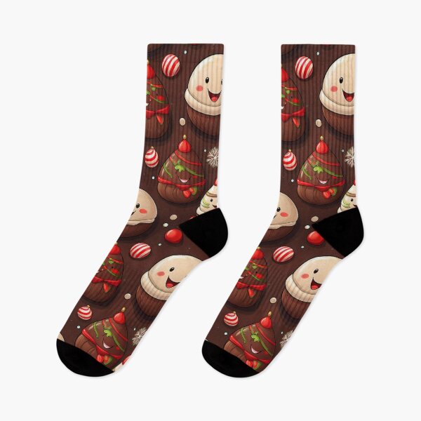 Item preview, Chocolatey Truffle Cheer: A cheerful pattern with chocolate truffles in bright, vibrant colors, perfect for spreading joy and happiness. designed and sold by Grang Art Artistic Designs.