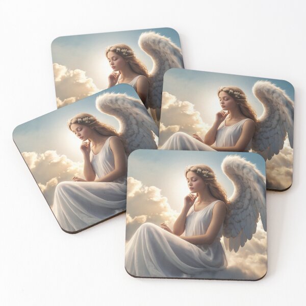 Item preview, Wings of Grace: Enchanting Angel Illustrations designed and sold by Heavenly Resonance.