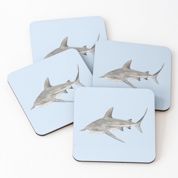 Item preview, BULL SHARK-Carcharhinus leucas designed and sold by BEATRIZ ABAITUA.