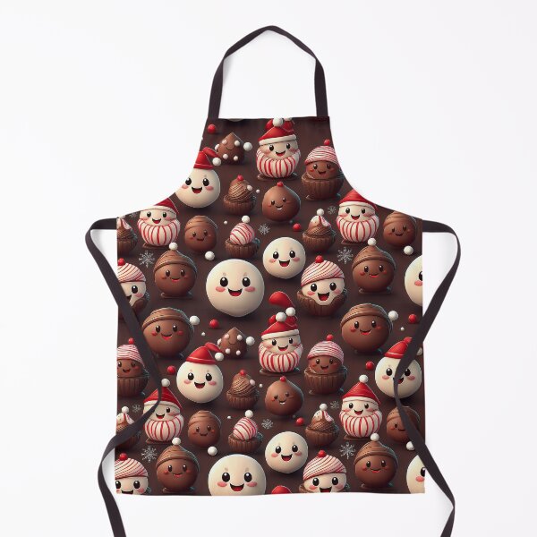 Item preview, Festive Feast: A festive pattern with chocolates arranged on a platter, surrounded by other holiday treats like cookies and cakes. designed and sold by Grang Art Artistic Designs.