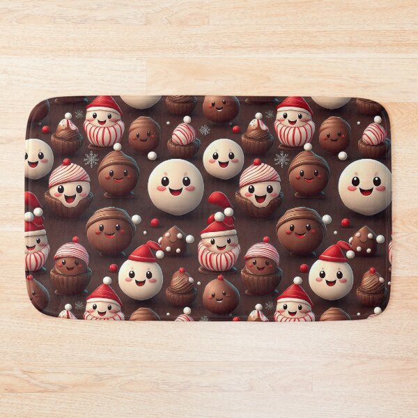 Item preview, Festive Feast: A festive pattern with chocolates arranged on a platter, surrounded by other holiday treats like cookies and cakes. designed and sold by Grang Art Artistic Designs.