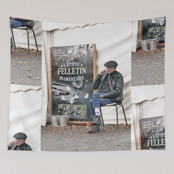 Item preview, r3794/ - 4 - " Portrait - the echo of Sweet France-l'écho de la Douce France "  par Okaio Créations - Journaliste - Olavia-Olao designed and sold by o.okaïo.