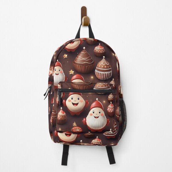 Item preview, Chocolatey Truffle Christmas: A classic Christmas pattern with chocolates and Santa Clause.  designed and sold by Grang Art Artistic Designs.