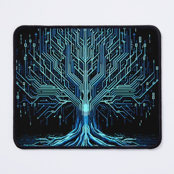 Item preview, Digital binary tree for man web developer programmer Coding IT manager nerd designed and sold by All Year Round.