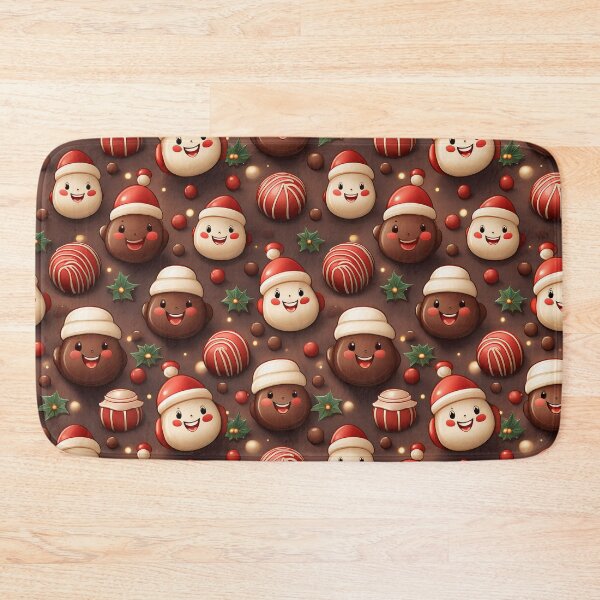 Item preview, Joyful Chocolates: A joyful pattern with chocolates shaped like smiling faces, spreading cheer and happiness. designed and sold by Grang Art Artistic Designs.