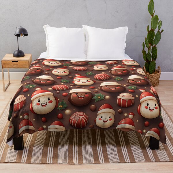 Item preview, Joyful Chocolates: A joyful pattern with chocolates shaped like smiling faces, spreading cheer and happiness. designed and sold by Grang Art Artistic Designs.