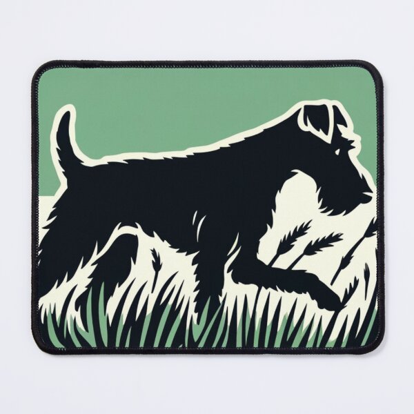 Item preview, Hunting Terrier Silhouette designed and sold by silhouettedogs.