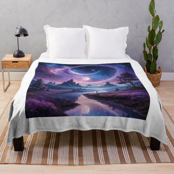 Item preview, Mystical Night Sky with Crescent Swirls and Reflections designed and sold by PRIME4YOU.
