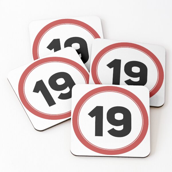 Item preview, Speed limit 19, happy 19th birthday designed and sold by Wolagno.