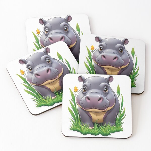 Item preview, Cute Baby Hippo designed and sold by Bunmigraphics .