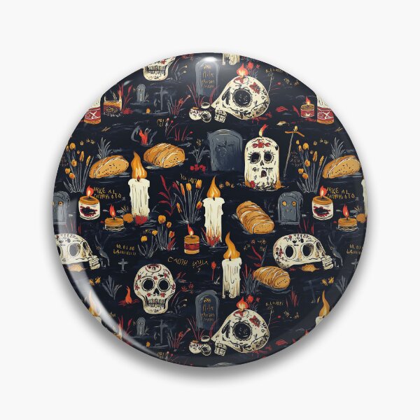 Item preview, Día de los Muertos candles designed and sold by MidArtForge.