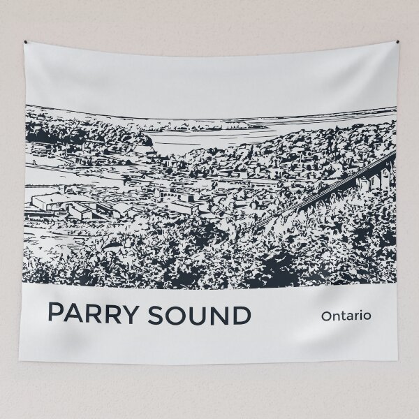 Item preview, Parry Sound Ontario designed and sold by Lakeric Cityscapes.