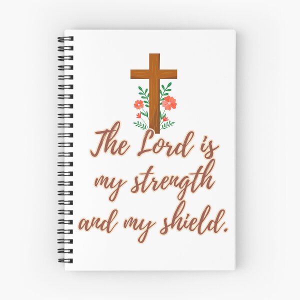 Item preview, The Lord is my strength and my shield Design SolaAndSoli designed and sold by SolaAndSoli.