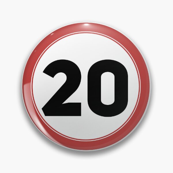 Item preview, Speed limit 20, happy 20th birthday designed and sold by Wolagno.