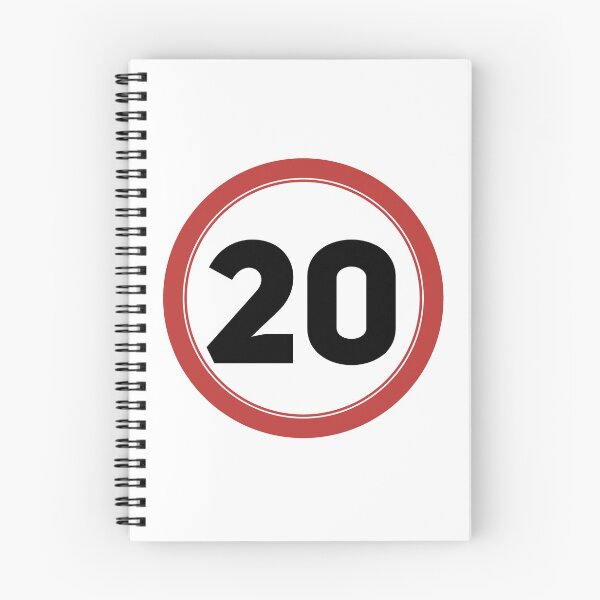 Item preview, Speed limit 20, happy 20th birthday designed and sold by Wolagno.