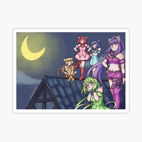 Item preview, Tokyo Mew Mew Team designed and sold by PandaAColor.