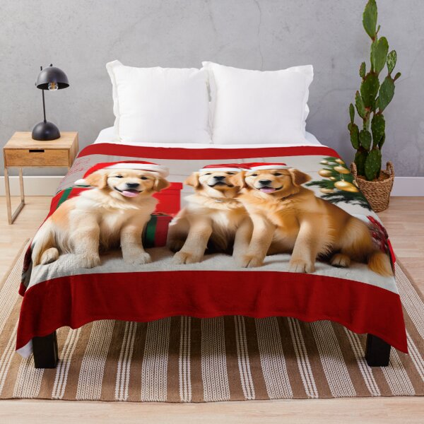 Item preview, Festive Golden Retrievers Celebrating Christmas Cheer designed and sold by Cris888.