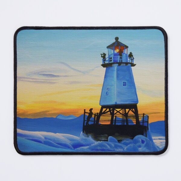Item preview, Lighthouse in Winter designed and sold by Flora Su.