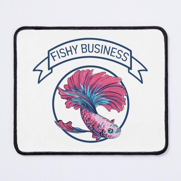 Item preview, "Fishy Business" Betta Fish III designed and sold by Natasha  Lay.