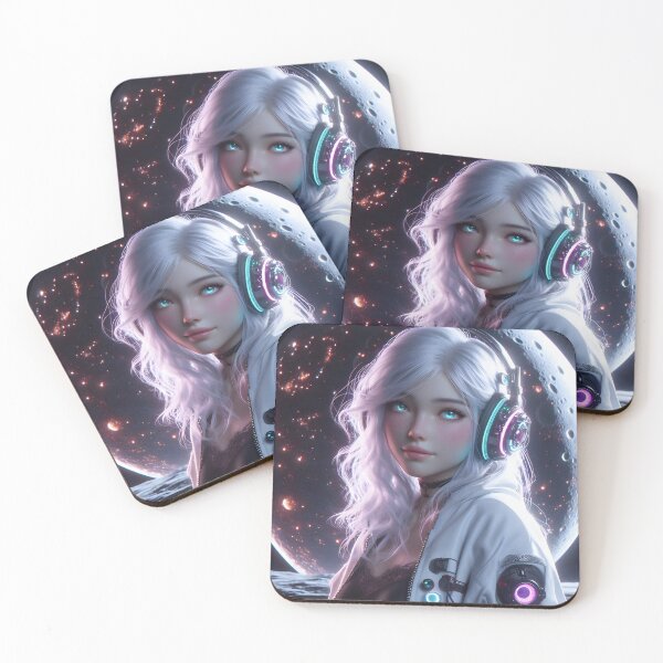 Item preview, Moon Girl designed and sold by GalleryBrisArt.