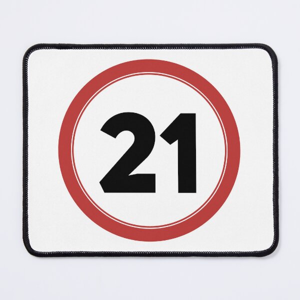 Item preview, Speed limit 21, happy 21st birthday designed and sold by Wolagno.