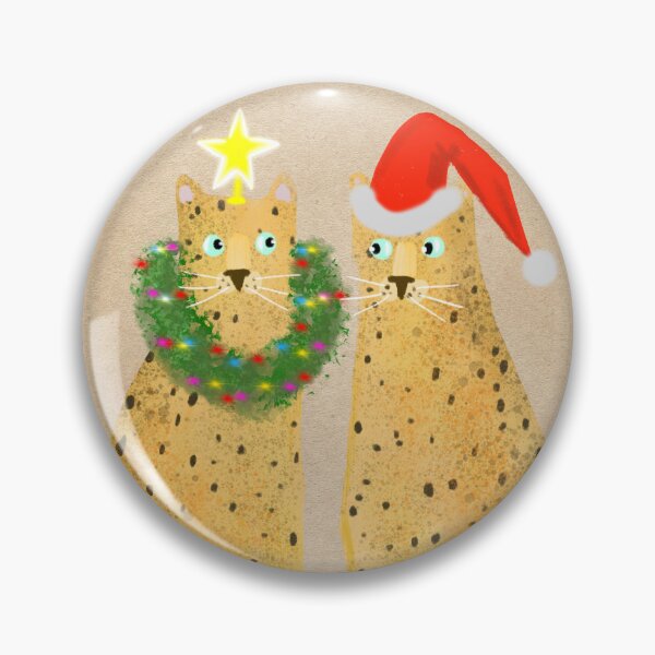 Item preview, Navidad con guepardos designed and sold by tascha-doodles.