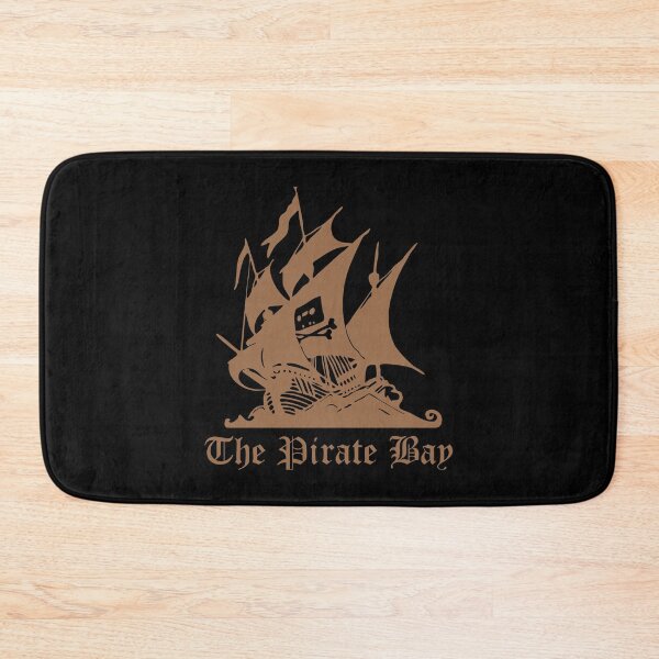Item preview, The Pirate Bay Logo [Flat Colour On Black] designed and sold by DarklingAnubiss.