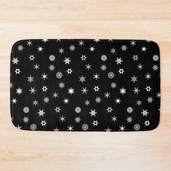 Item preview, Geometric snowflakes in white designed and sold by blursbyai.