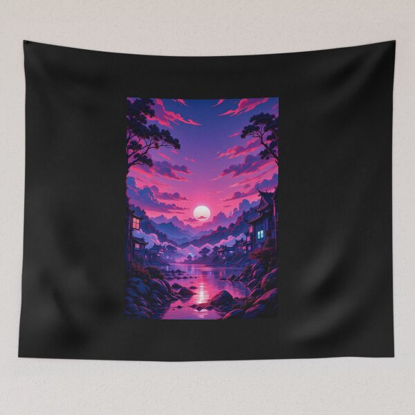 Item preview, Dreamy Neon Asian Vaporwave Aesthetics designed and sold by Itsheartshop.