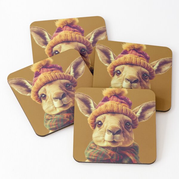 Item preview, Kangaroo in winter designed and sold by PixcelStudioB.