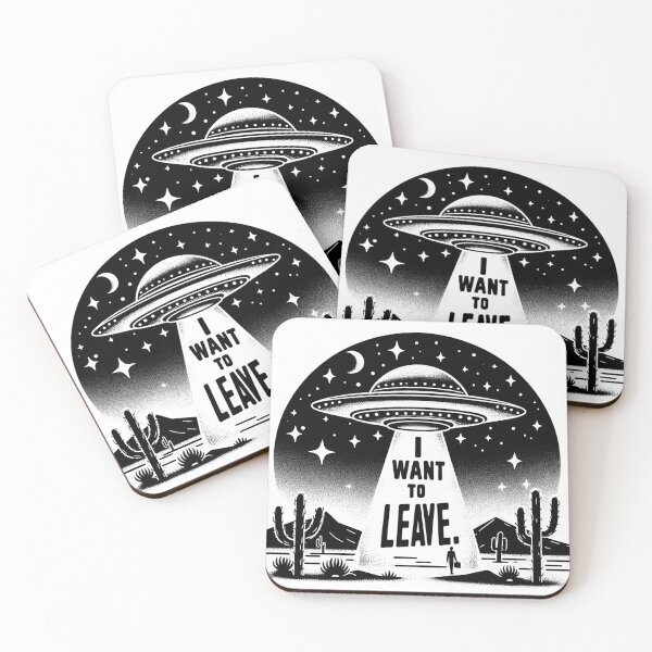 Item preview, I Want to Leave UFO Abduction designed and sold by RebeccaRe.