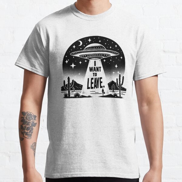 Item preview, I Want to Leave UFO Abduction designed and sold by RebeccaRe.