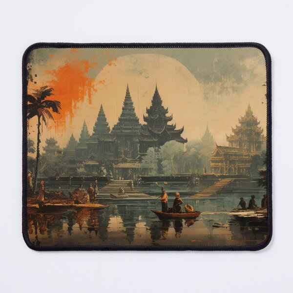 Item preview, Ancient Khmer - Temple designed and sold by KootenayDesigns.